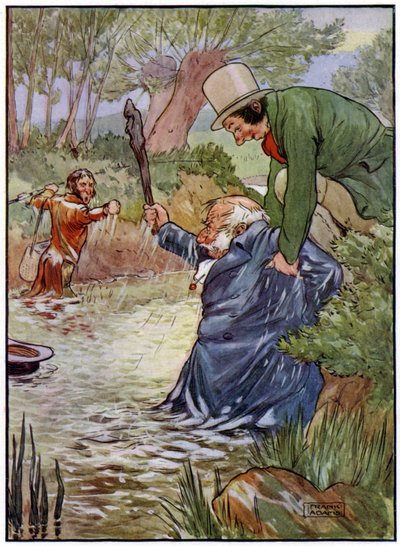 Trzech Wesołych Rybaków (kolor lito) autorstwa Frank Adams