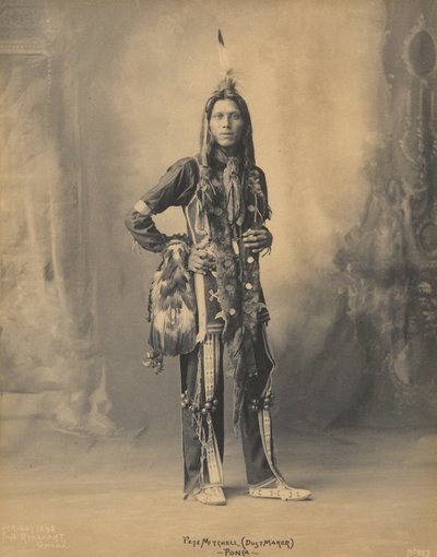 Pete Mitchell (DustMaker) -Ponca-, 1898 (odbitka platynowo-palladowa) autorstwa Frank Albert Rinehart
