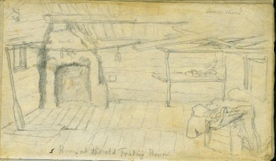 Pokój w dawnym Domu Handlowym, 1851 autorstwa Frank Blackwell Mayer