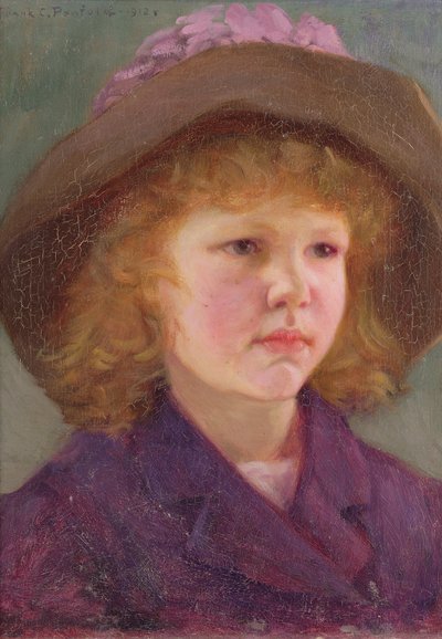 Portret młodej dziewczyny, XIX w. autorstwa Frank C. Penfold