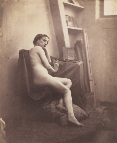 [Akt kobiecy w studio], 1856-59. autorstwa Frank Chauvassaigne