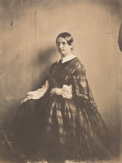 Portret kobiety, ok. 1850 (zdjęcie) autorstwa Frank Chauvassaigne