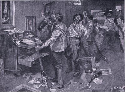 Szanowany nawet przez wrogów: incydent z najazdem Burów na Natal, ilustracja z After Pretoria: The Guerilla War, 1902 autorstwa Frank Craig