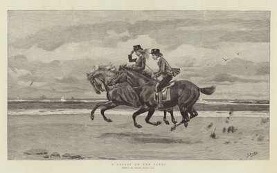 Galop na piaskach autorstwa Frank Dadd