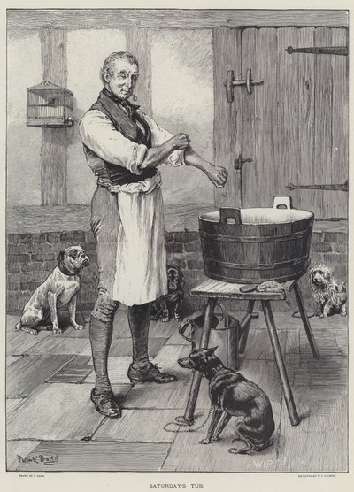 Grawerowanie w wannie w soboty autorstwa Frank Dadd