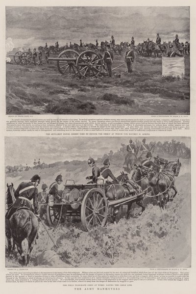 Manewry wojskowe autorstwa Frank Dadd