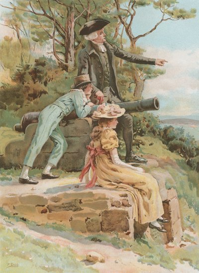 Stare pole bitwy (chromolitho) autorstwa Frank Dadd