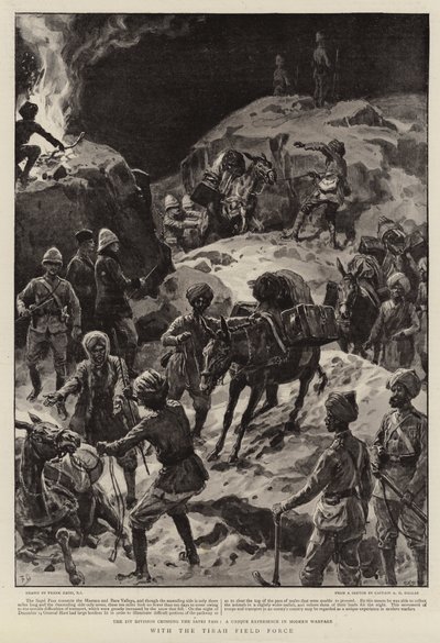 Z Siłami Polowymi Tirah autorstwa Frank Dadd