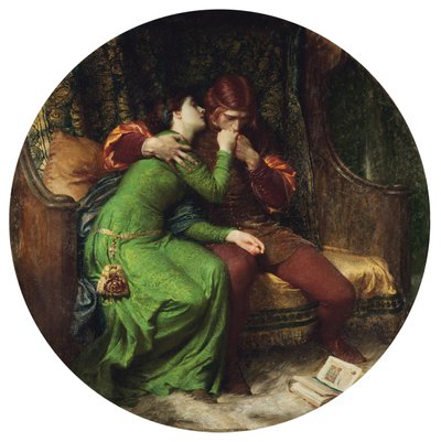 Paolo i Francesca, 1894 autorstwa Frank Dicksee