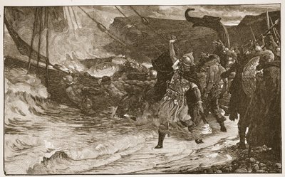 The Funeral of a Viking, ilustracja z 