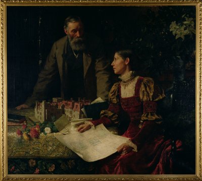 Budowniczowie domów, 1879 autorstwa Frank Dicksee