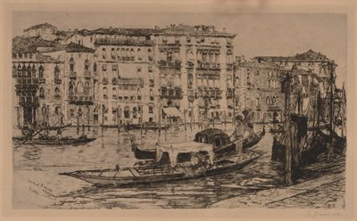 Canal Grande, Wenecja autorstwa Frank Duveneck