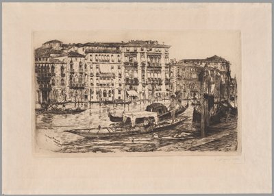 Kanał Grande, Wenecja autorstwa Frank Duveneck