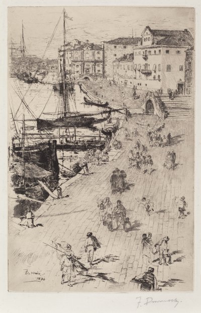 Riva degli Schiavoni, nr 2 autorstwa Frank Duveneck