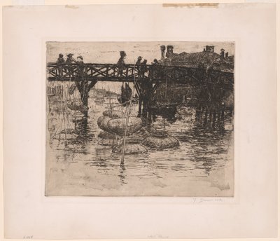 San Pietro in Castello (mały talerz) autorstwa Frank Duveneck