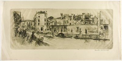 Kanał San Trovasso autorstwa Frank Duveneck
