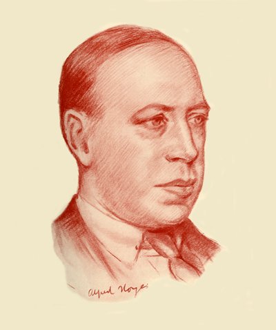 „Alfred Noyes”, 1928. autorstwa Frank E Slater