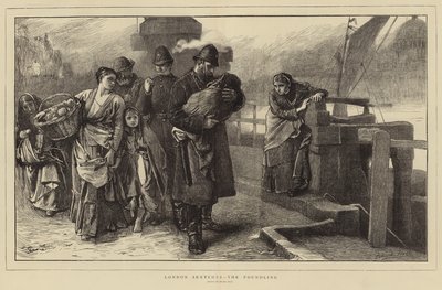 London Sketches - The Foundling autorstwa Frank Holl