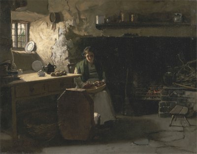 Obieranie Ziemniaków autorstwa Frank Holl