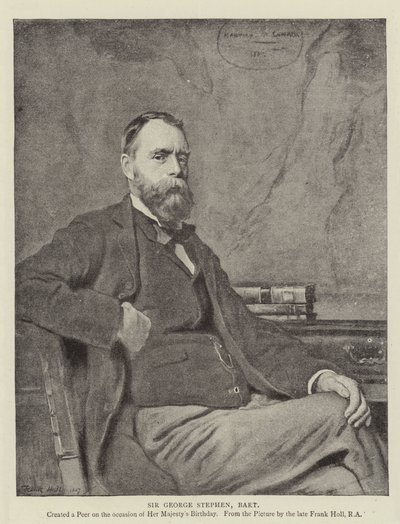 Sir George Stephen, baronet autorstwa Frank Holl