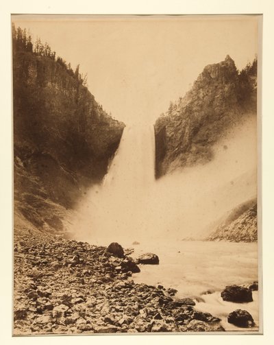 Wielkie wodospady Yellowstone, 360 stóp autorstwa Frank Jay Haynes