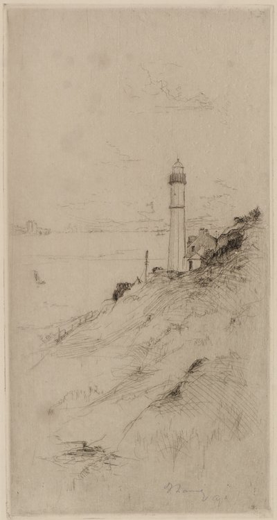 West Lights, Tayport autorstwa Frank Laing