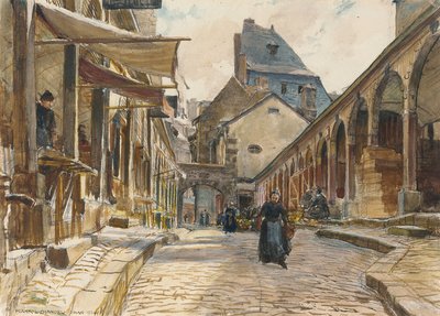 Dzień Targowy, Dinan autorstwa Frank Lewis Emanuel