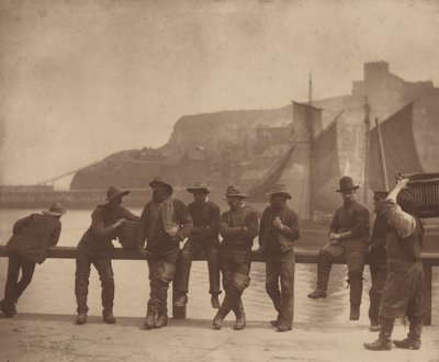Rybacy z Whitby, ok. 1885 (zdjęcie) autorstwa Frank Meadow Sutcliffe