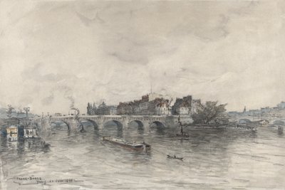 Wyspa, Paryż (Pont Neuf) autorstwa Frank Myers Boggs