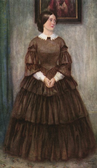 Agnes (kolorowa litografia) autorstwa Frank Reynolds