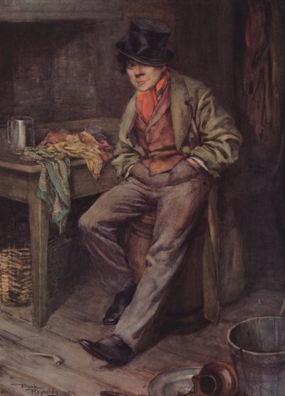 The Artful Dodger (kolorowa litografia) autorstwa Frank Reynolds