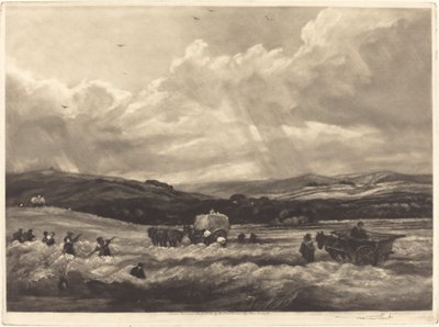 Hayfield w Yorkshire, 1904. autorstwa Frank Short