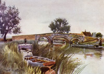 Norfolk Broads: Acle Bridge (kolor lito) autorstwa Frank Southgate