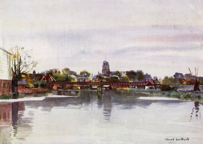Norfolk Broads: Beccles (kolor lito) autorstwa Frank Southgate