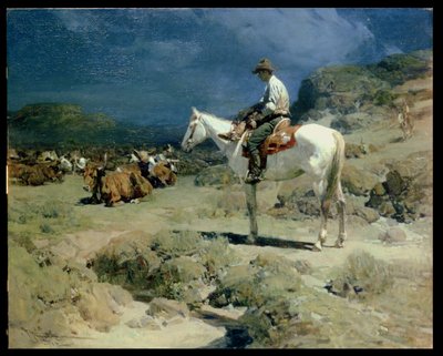 Śpiewanie „Em to Sleep” autorstwa Frank Tenney Johnson