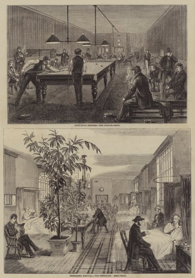Szpital w Betlejem autorstwa Frank Vizetelly