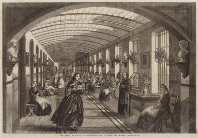 Szpital Królewski w Betlejem, Galeria dla Kobiet autorstwa Frank Vizetelly