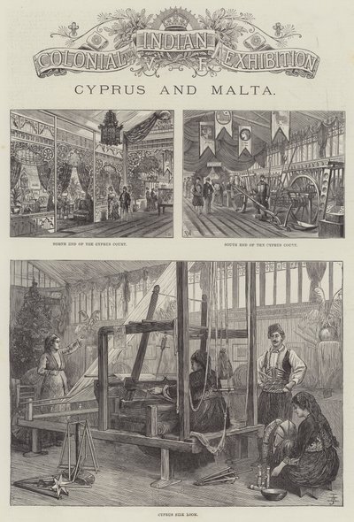 Wystawa kolonialna i indyjska, Cypr i Malta autorstwa Frank Watkins