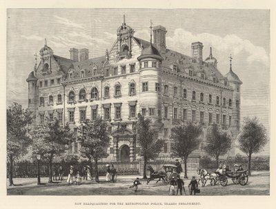 Nowa Komenda Stołeczna Policji, Thames Embankment autorstwa Frank Watkins