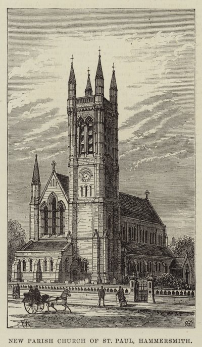 Nowy kościół parafialny św. Pawła, Hammersmith autorstwa Frank Watkins