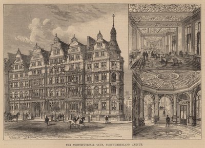 Klub Konstytucyjny, Northumberland Avenue autorstwa Frank Watkins