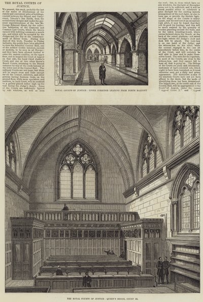 The Royal Courts of Justice autorstwa Frank Watkins