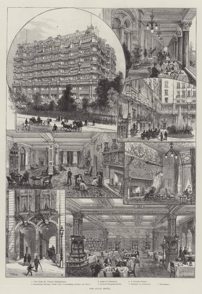 Hotel Savoy autorstwa Frank Watkins