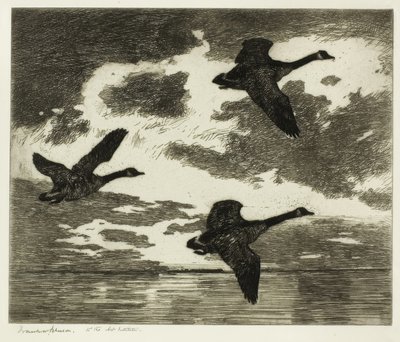 Pochmurny poranek autorstwa Frank Weston Benson