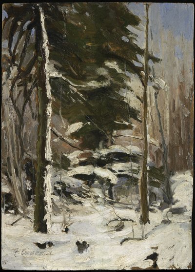 Krawędź Lasu, ok. 1914 autorstwa Franklin Carmichael