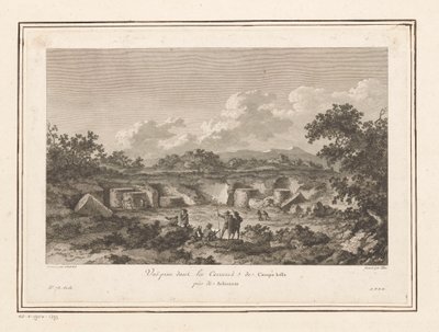 Widok kamieniołomu w Campo Bello, Selinunte Vuë prize dans les Carrieres de Campo bello près de Selinunte (tytuł na przedmiocie) autorstwa François Allix