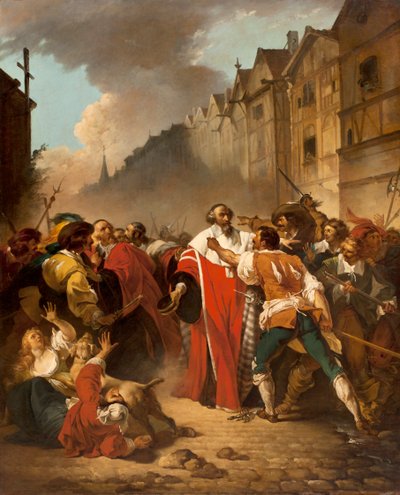 Prezydent Mole poturbowany przez powstańców, 177879 autorstwa François André Vincent