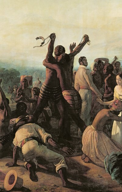 Proklamacja zniesienia niewolnictwa w koloniach francuskich, 23 kwietnia 1848, 1849 autorstwa François Auguste Biard