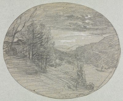 Krajobraz autorstwa François Auguste Ravier