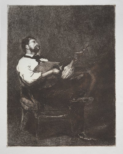 Gitarzysta autorstwa François Bonvin